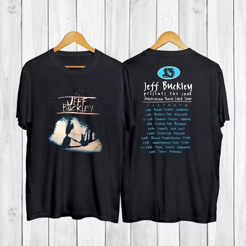 1996 Jeff Buckley Hard Luck Tour T-Shirt Vintage 90s Jeff Buckley Concert Tour XXXXL