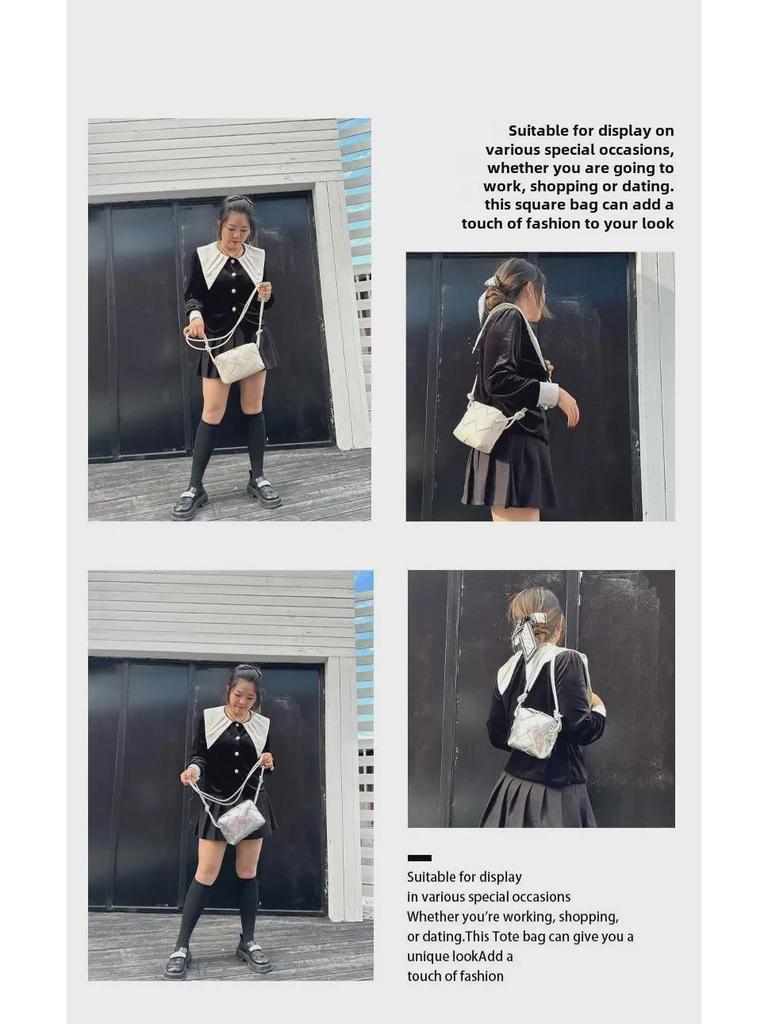 2024 Fashion Knot Hand-Woven Cowhide Crossbody Bag