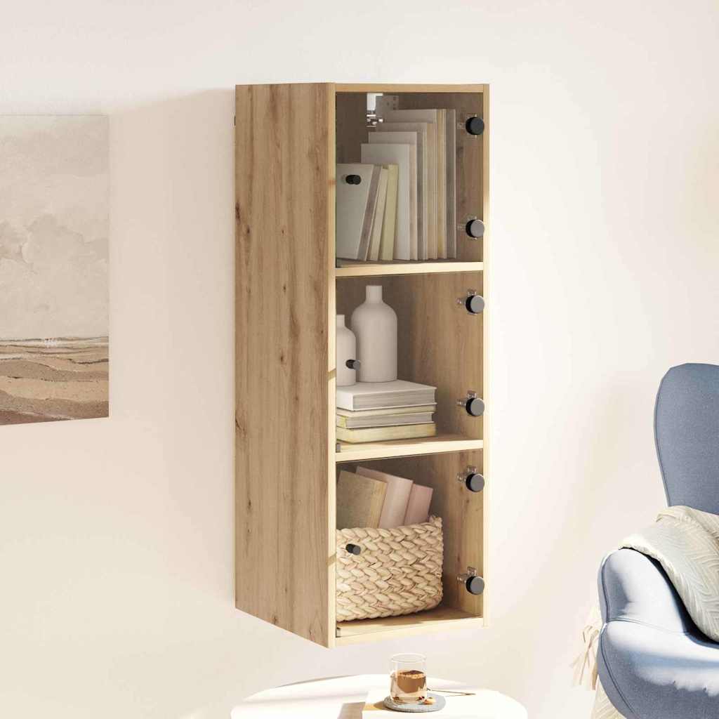 Wall Cabinet Artisan Oak 35 x 37 x 102 cm Particleboard