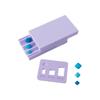 Diamonds Shape Clay Roller Moulds 2 Sizes Bead Making Tool Jewelry Crafting Essential Plastic Texture for Crafting