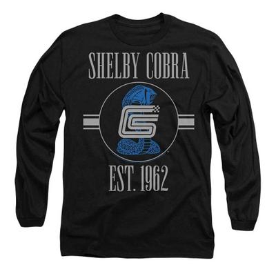 Carroll Shelby Unisex Erwachsenen Groß Schlange Und Unterschrift Vintage Langarm T-Shirt