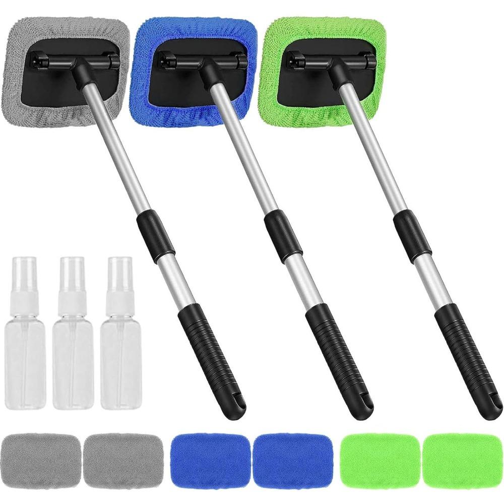 Car wash Chenier retractable small mop multi-function window cleaner rearview mirror cleaner compact portable wiper