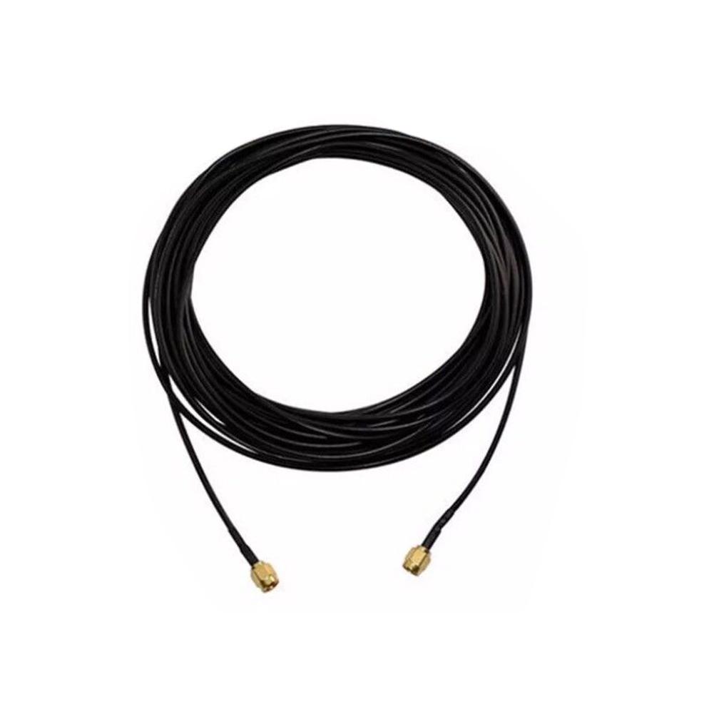 10m RG174 Coaxial Antenna Extension Cable with For SMA Male to For SMA Male Connectors 50 Ohm for Wireless Signal Enhancement
