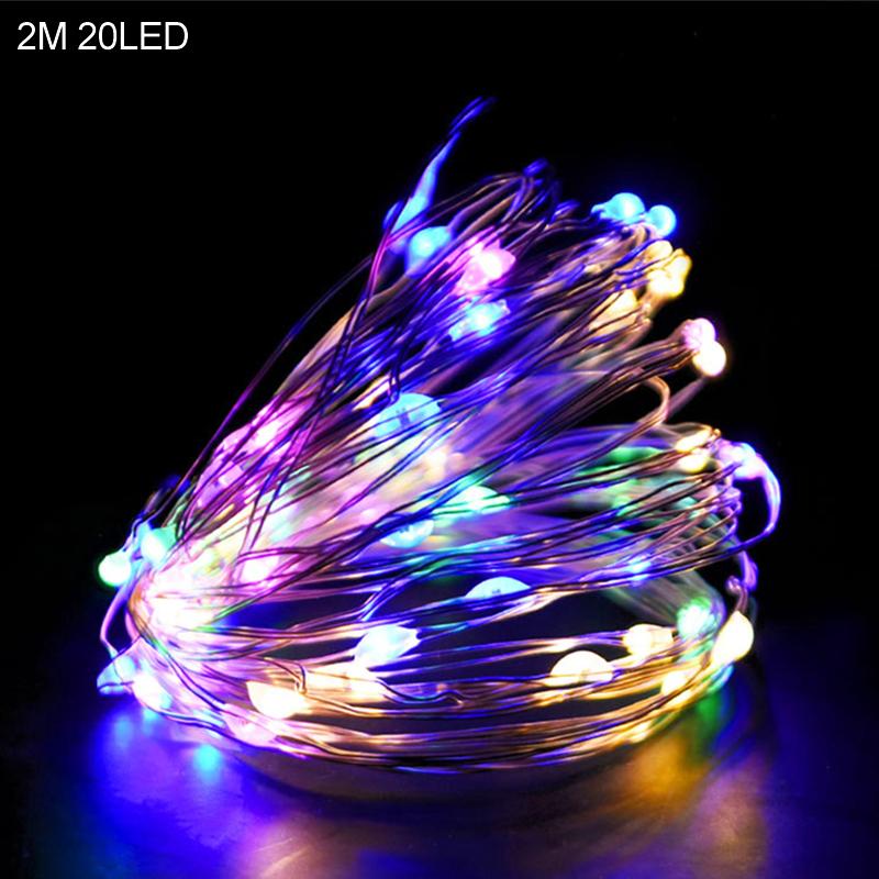 2M 20LED Santa Claus Snowflake LED Light String Christmas Decoration For Home Xmas Tree Ornament 2025 Navidad Kids Gift New Year