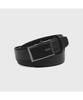 Benobelo Derby Embossed Cowhide Glossy Black Diagonal Check Automatic Belt Black_Bkf1Acb1241K1