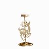 Festive Candle Holder Christmas Candle Holders Festive Elegance Gold Color Metal Material Sturdy Construction Versatile Use