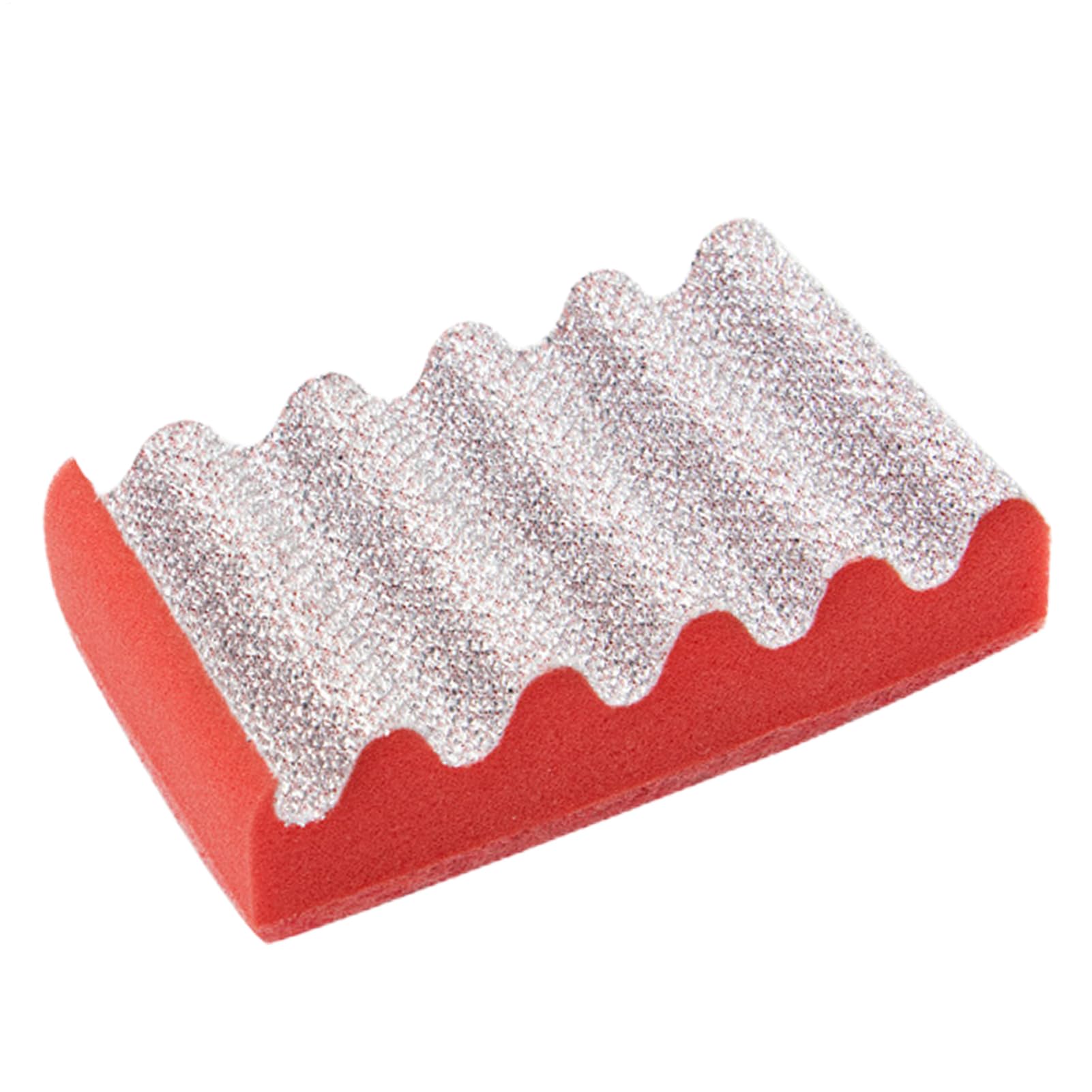 

BBQ Grill Cleaning Sponge Brush Mesh Scrubber Rust Remover Pad Gap Cleaning Brush Kitchen Cleaning Tool червоний