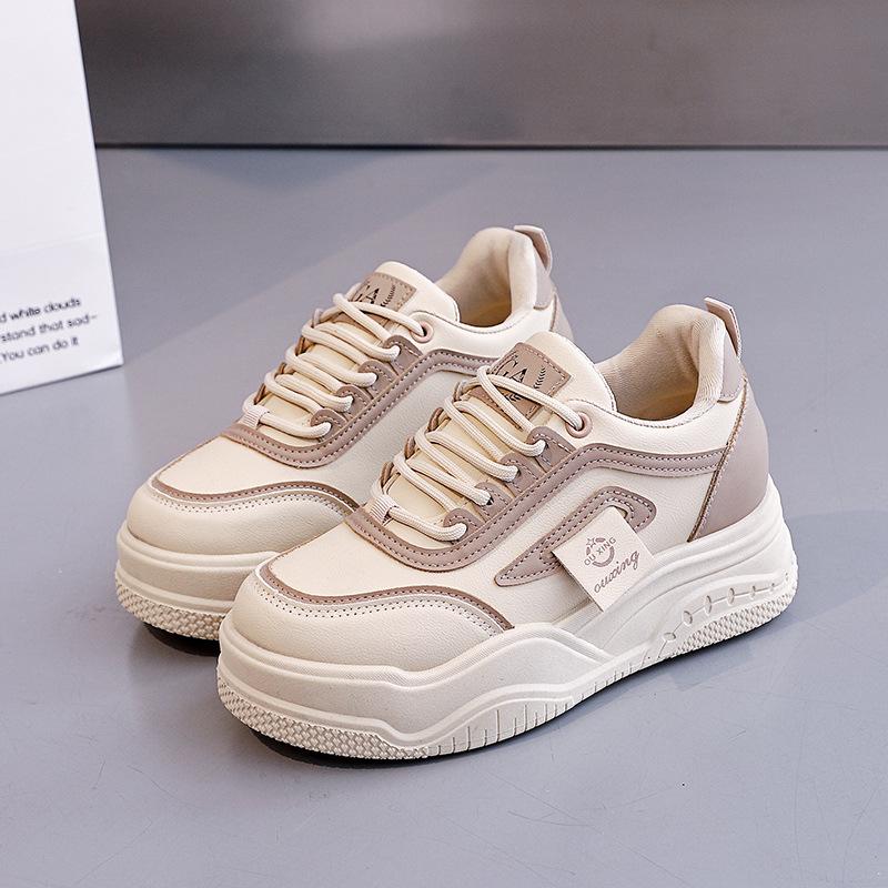 Spring new platform sports board shoes female ins student versatile casual shoes HXQ