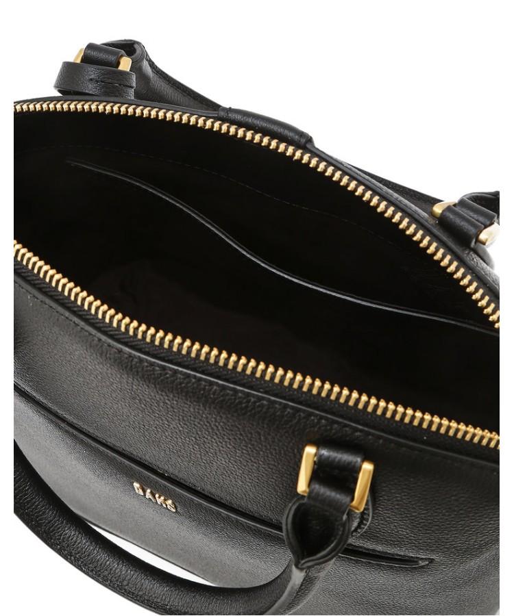 Daks Womens Accessories Burkebag Charlotte Black Leather Tote Bag S_Dcba6E820Bk