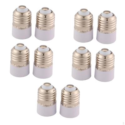 10x E27 To E14 Socket Adapter Lamp Adaptor Heat Resistant, Easy Install, Practical, Durable Light