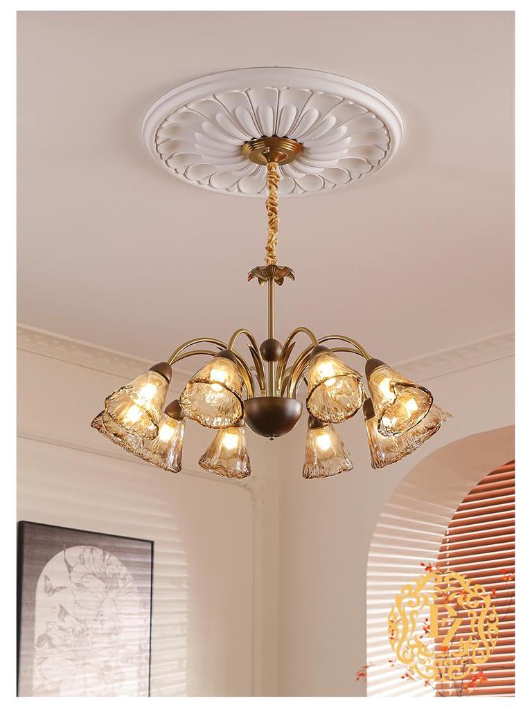 Mid-Century American Retro Living Room Chandelier