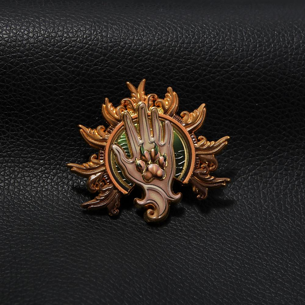 Žhavá hra Baldur's Gate 3 kolíky Rogue Poet Warrior Paladin Brož Odznak Cosplay Prop Muži Ženy Batoh Šperky Příslušenství