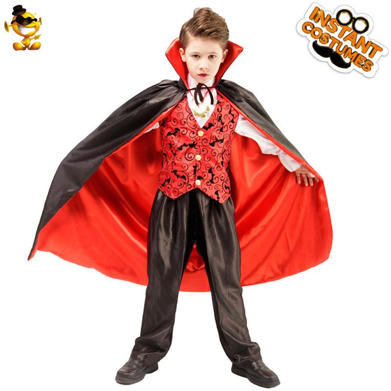 Halloween horror kids costume masquerade cosplay costume stage costume vampire boy