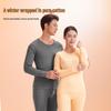 Hengyuanxiang Men's 10A Antibacterial Pure Cotton Thermal Underwear Set