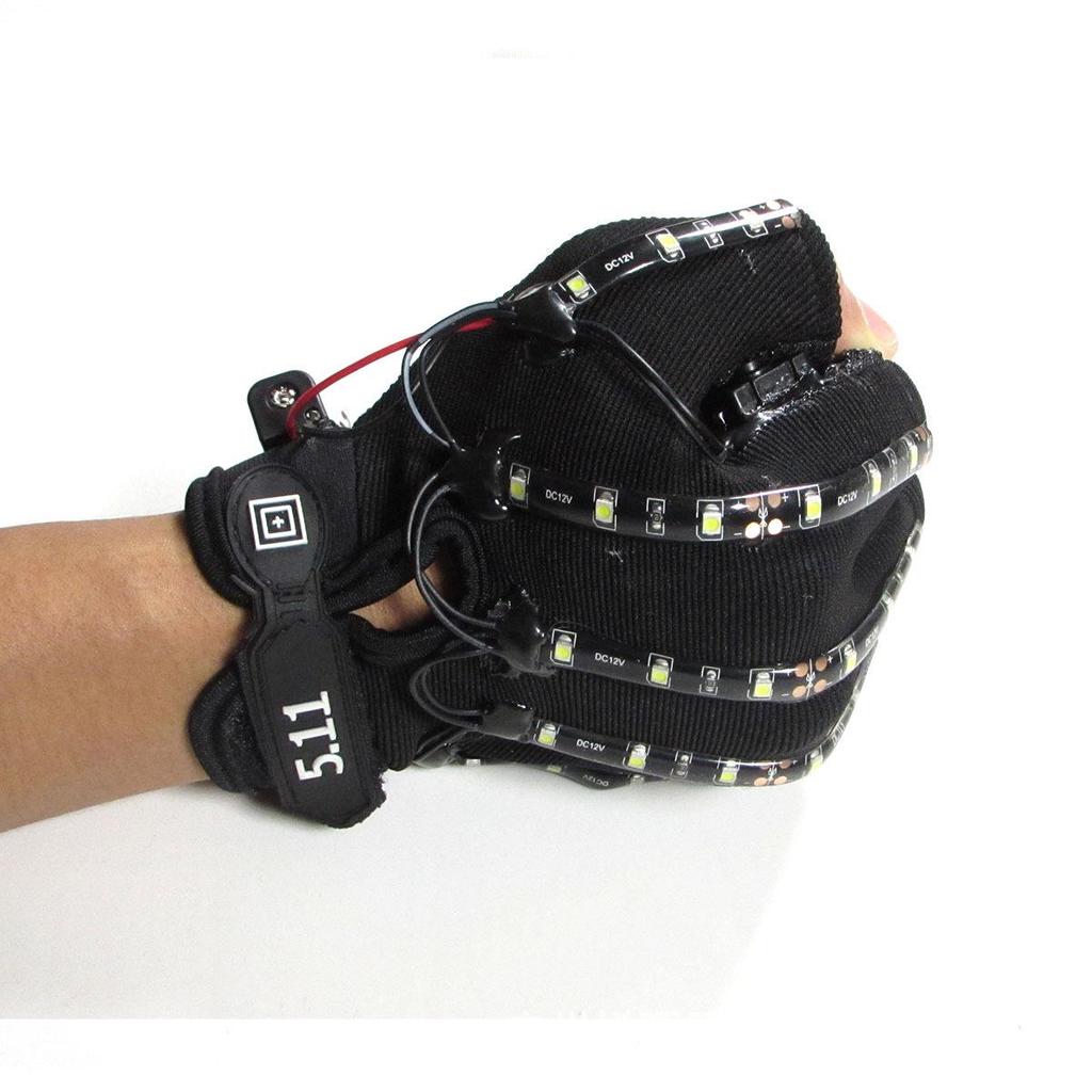 LED laserové rukavice a brýle pro pódiová vystoupení