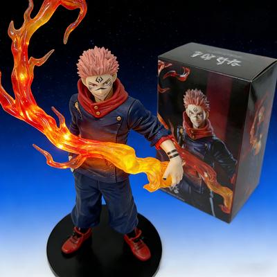 Anime 21cm Jujutsu Kaisen Figuur Itadori Yuji Actiemodel PVC Poppen Speelgoed Omringende Collectie Bureau Accessoires Cadeau