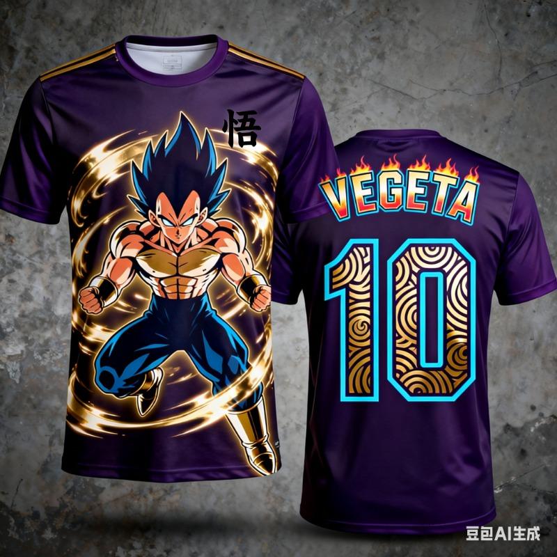 2026 Summer Dragon Ball Retro Fitness T-shirt Men's Oversized 3D Printed Short-sleeved Family Unisex Children's Sports Shirt