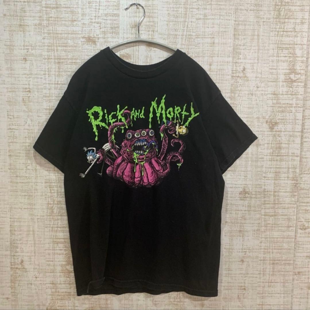 b152 Alien Rick and Morty Graphic T- Unisex T-Shirt M