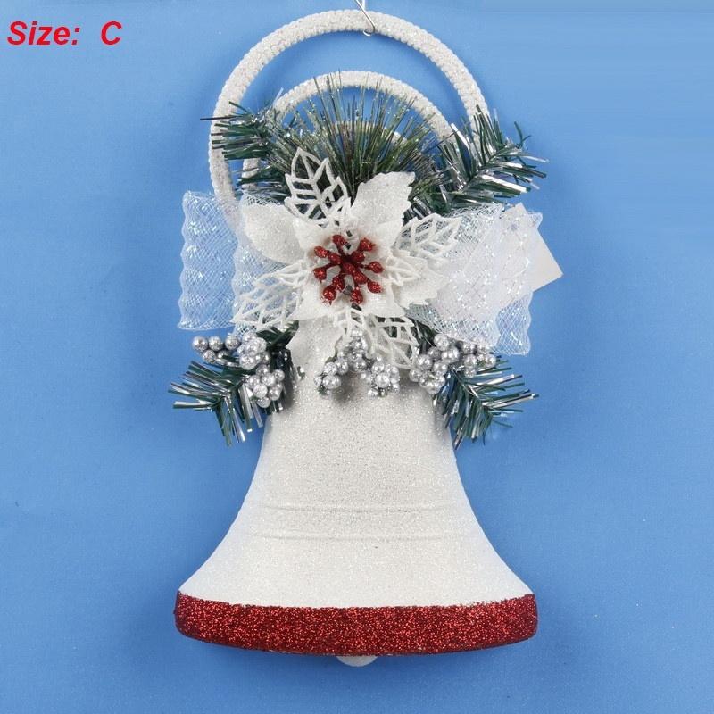 6pcs/Set Hollow Letters Natural Wood Christmas Ornaments Hanging Christmas Tree Decorations