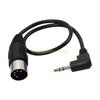 B03C Professional 3.5mm Angled Auditory DIN5P 5Pin Adapter Cord Seamlessly Connection for Studio Gear
