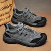Suede Leather Men's Treking Footwear Lace Up Male Hiking Shoes Non-Slip Retro Casual Shoes for Men Soft Outdoor Walking Sneakers