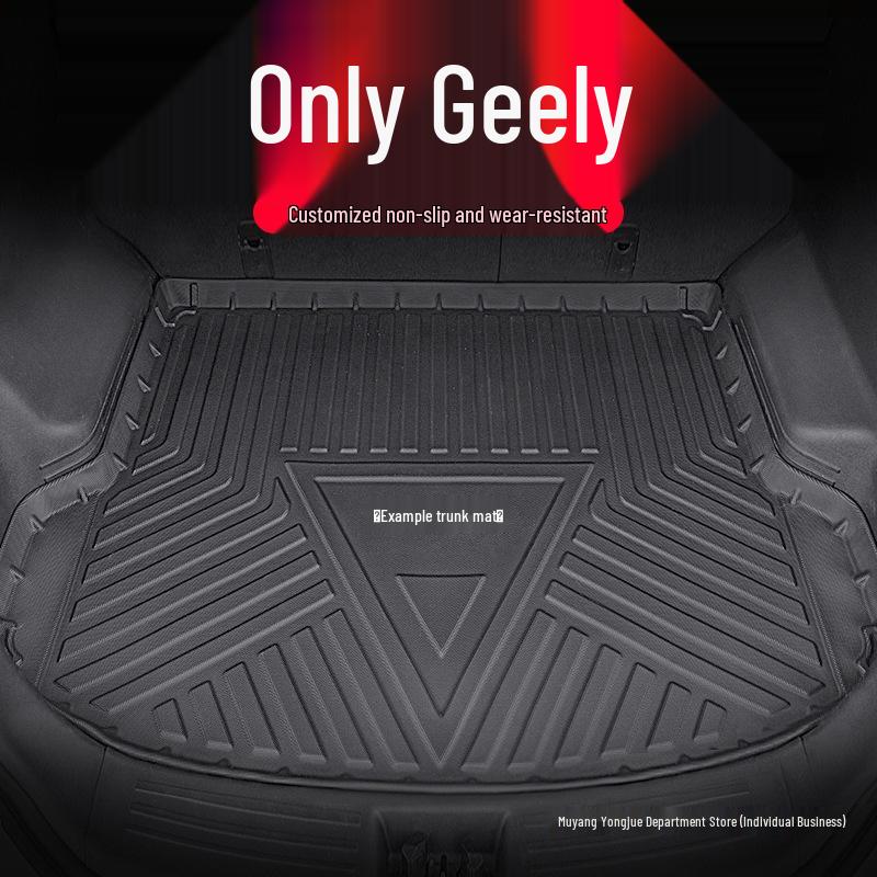 Suitable Trunk and Tailgate Mat for 21-Geely Emgrand S, New Emgrand GL, and 22-Million Model EC7 Rear Seat