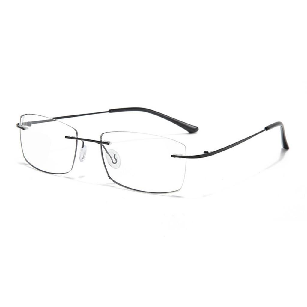 1 Einfache randlose Svener Business Ultraleichte flache Brille Vielseitige und uneingeschränkte dekorative Brille