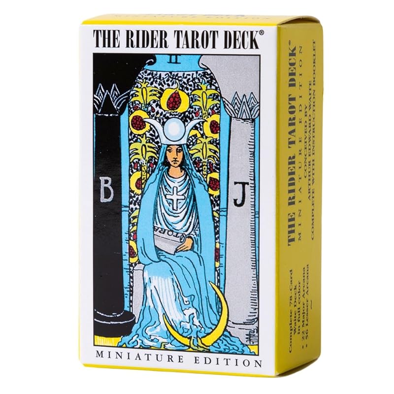 I.I.J. Rider-Waite Tarot Miniature, 78-card set, Waite edition, miniature size, tarot reading, includes Japanese instruction manual, authentic product