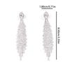 A Pair of Exaggerated Large Earrings, Women's Long Style, Round Face with Diamonds To Show Off Thinness, Fashionable and Trendy Personality