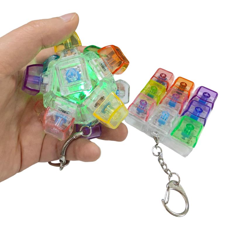 Spherical Square Keyboard Key Fidget Toy For Adults Stress Relief Decompression Office Table Toy
