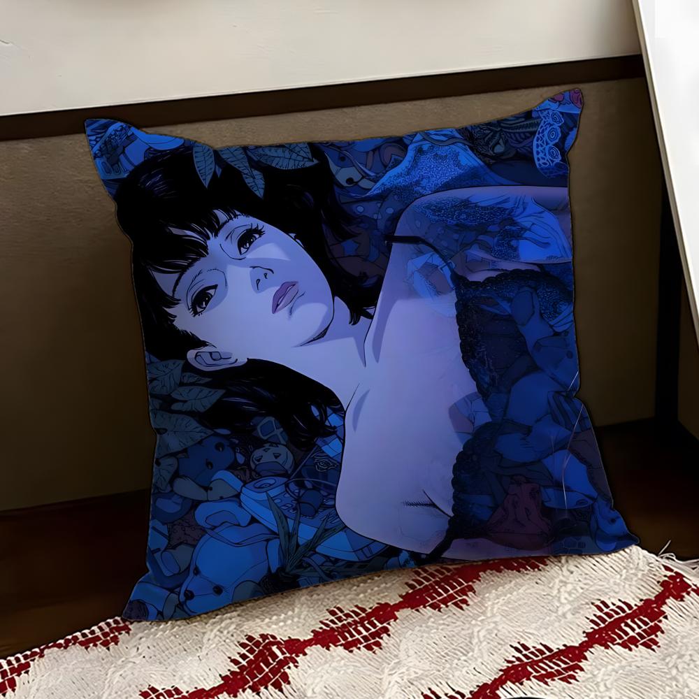 PPerfect Anime BBlue Cushion Cover Reversible Soft Durable Pillow Cover Home  Car MultiScene Use for Daily Comfort