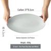 ZISIZ Simple White Ceramic Tableware