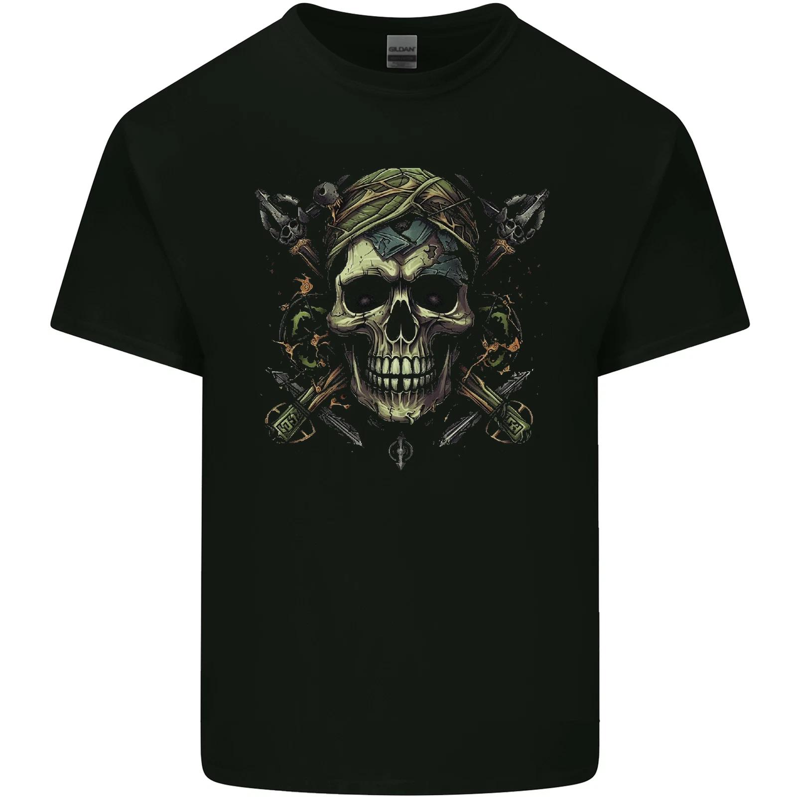 Skull From the Darkness Kids T-Shirt Childrens 4XL