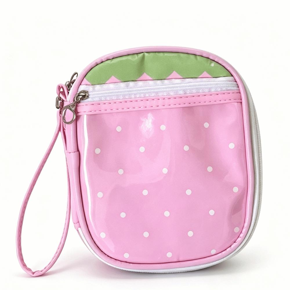 Korean-Style Passport Holder Strawberry Design Compact Travel Wallet Ticket Storage Bag  City Tours