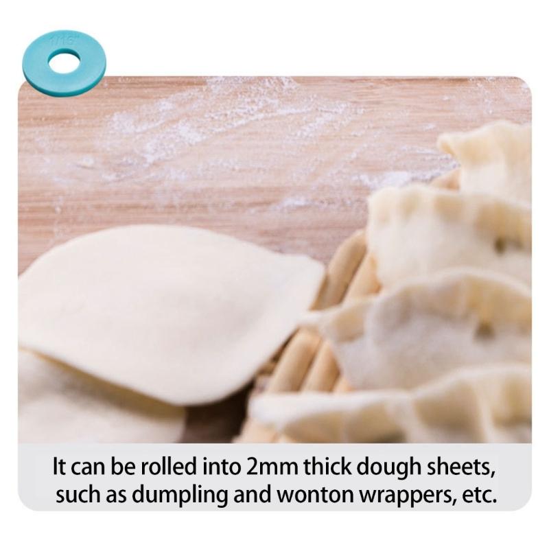 Nonstick Stainless Steel Rolling Pin For Healthy Cooking Baking Adjustable Thickness Dough Roller Rustproof Pastry Tool