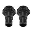 2 Peças Conectores de Bomba ABS 32 38mm, SPS100 SPS75 SPS50 SPS25 Bomba de Areia Piscina Spa Adaptador de Saída de Reposição Conexões Preto