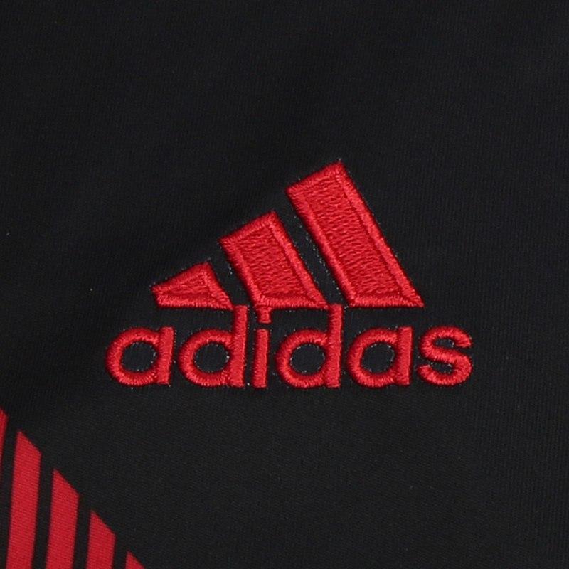 Adidas Letter Pattern Printed Training Short Sleeve Football Jersey Men jersey Black CW5824