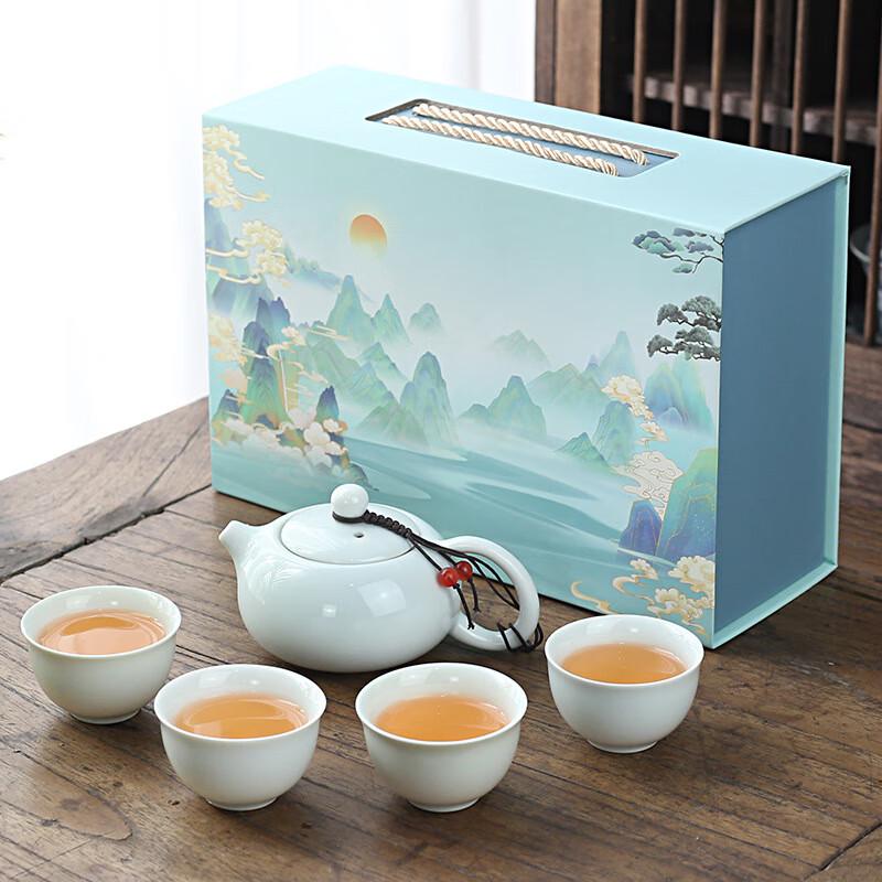 WA Light Luxury Gongfu Tea Set Xishi Pot Style