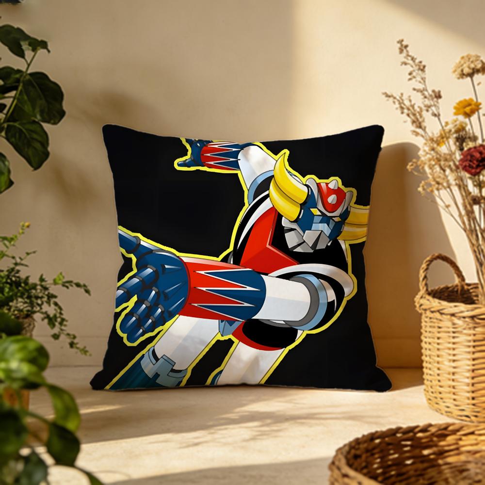 Trendy UUFO Robo Grendizeres Cushion Cover Versatile DoubleSided Pillow Case Fit for Sofa Bed Car  Daily Decor
