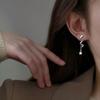 Twisted Line Star Pendant Long Earrings For Women Personality Fashion New Trend Jewelry Gifts Wholesale
