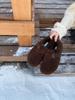 Small Person 3cm Inner Height Increase Lamb Wool Birkenstocks Women's All-inclusive Autumn and Winter Thick-soled Plush Beanie Loafers