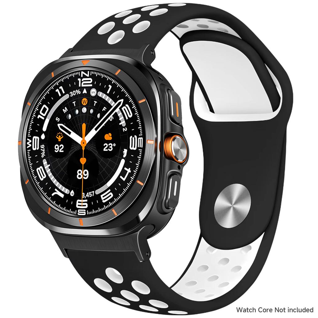 Silicone Strap For Samsung Galaxy Watch 8 40mm 44mm 8 Classic 46mm Sports Breathable Bracelet For Galaxy Ultra 2025 47MM Band