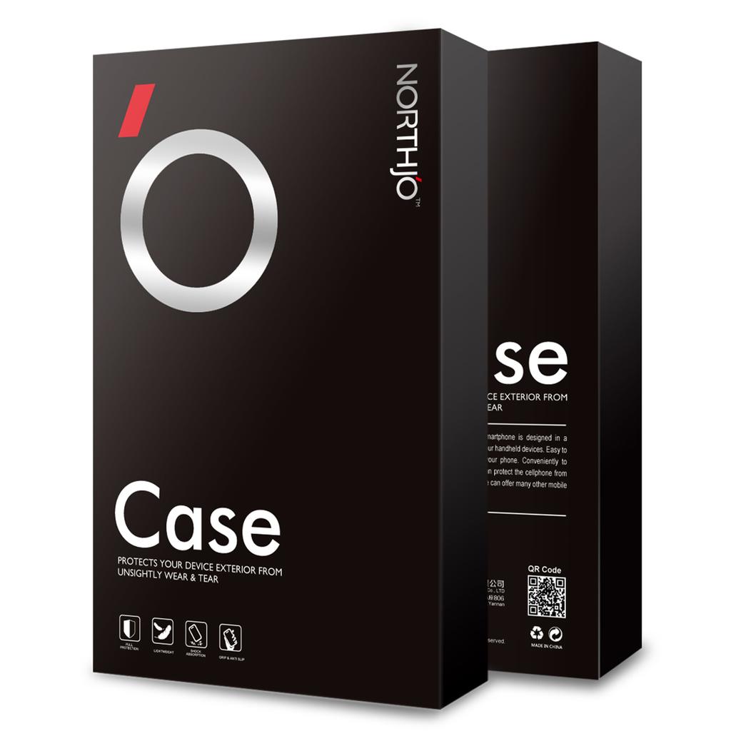 NORTHJO For Samsung Galaxy S23 FE TPU Phone Case with Tempered Glass Film