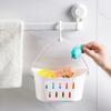 Coș de scurgere agățat pentru baie cu cârlig pentru duș, suport pentru chiuvetă, organizator de bucătărie, diverse articole, coș agățat