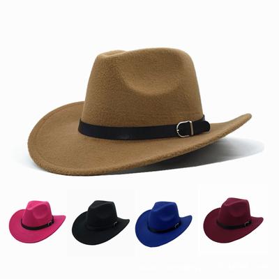Summer Felt Top Hat Fedora Wide Brim Sun Hat Mens Womans Panama Style