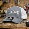 Stylish Mechanic Repairman Baseball Hat With 3D Embroidery Pattern Breathable Dad Hat For Engineers Women Men Unisex