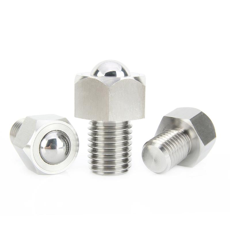 Stainless Steel/POM Ball Stainless Steel Hex Head Conveyor Ball Rollers Bolts