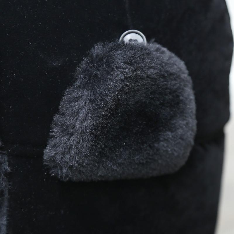 Fleece children's windproof and cold-proof travel ear protection cotton hat Thickened warm and windproof ear protection hat