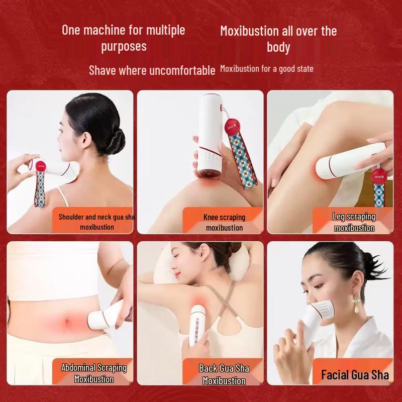 Aixiu Tang S2 Red Bianstone Portable Moxibustion Device