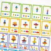Toddler Beaver Matching Puzzle: Fun Stacking & Large Particle Building Blocks Game for Ages 3-6, Promoting Parent-Child Interaction.